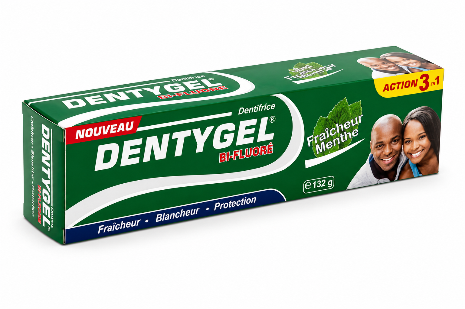 Dentygel Bi-Fluoride toothpaste carton